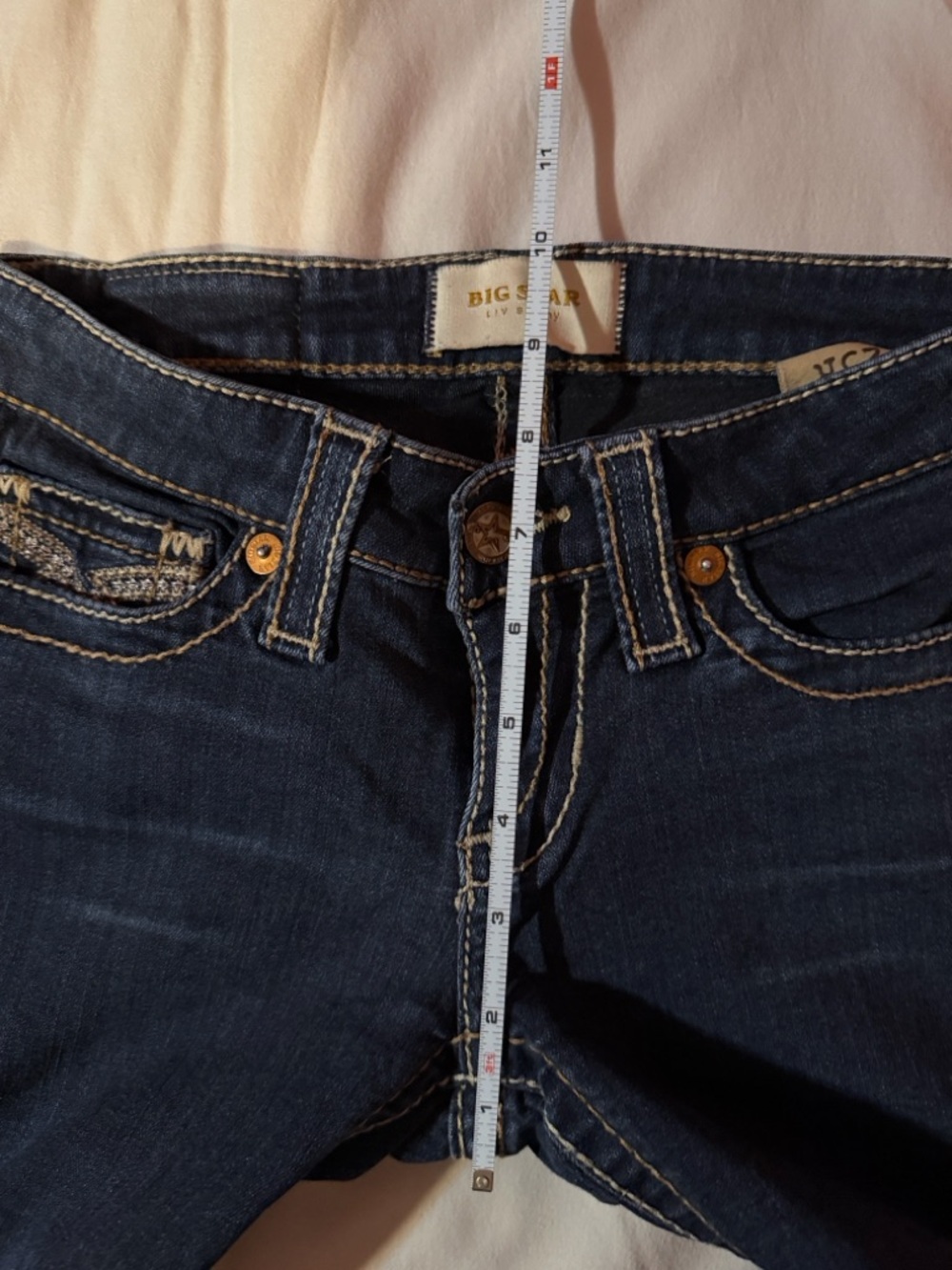 Big Star Jenae Embroidered Pockets Skinny Jeans - Picture 7 of 10